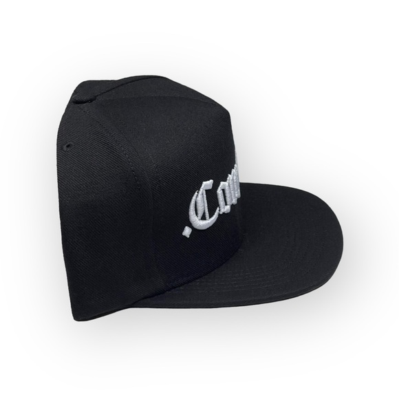 Deadstock: new UNIF 𖤐 Compton Snapback Embroidered Y2K 90’s Dad Cap 𖤐 Black 𖤐 - Picture 4 of 16